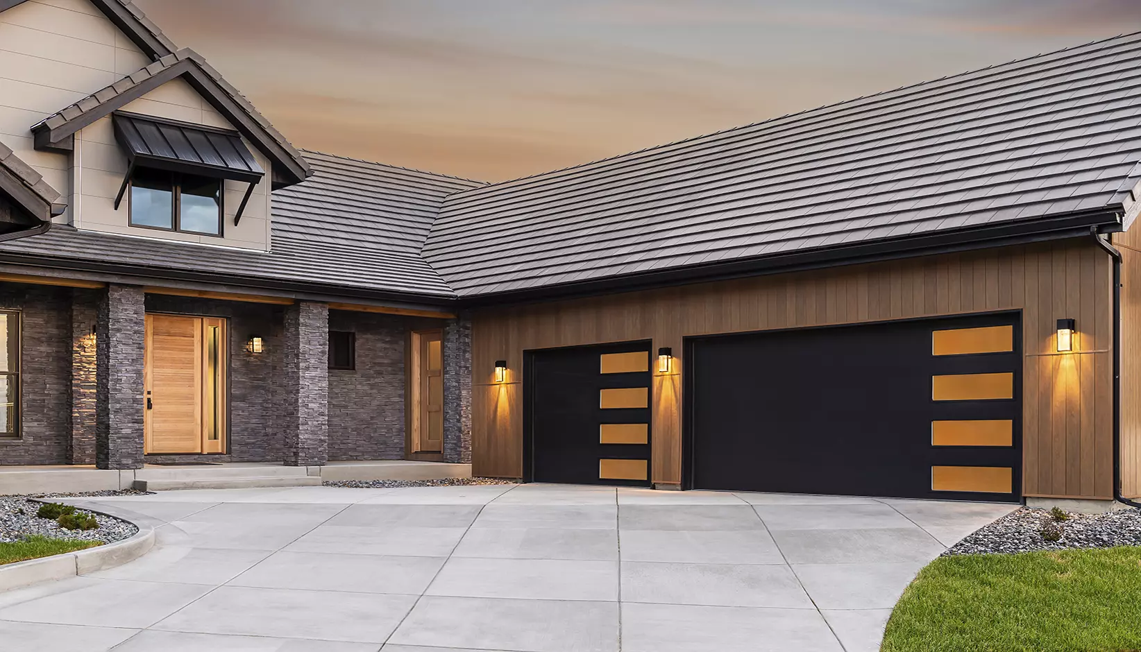 Modern Insulated Metal Garage Door