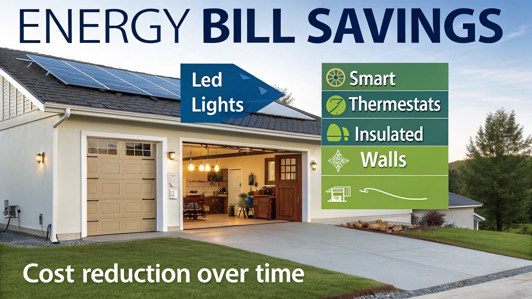 Infographic Showcasing Energy Bill Savings