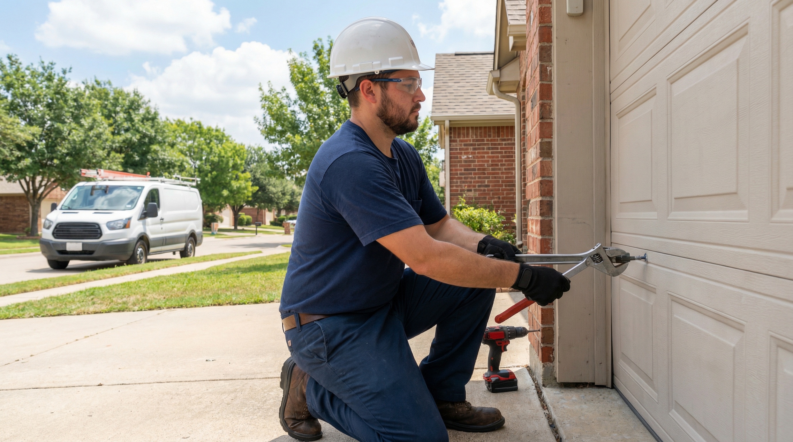 Professional garage door technician in Conshohocken