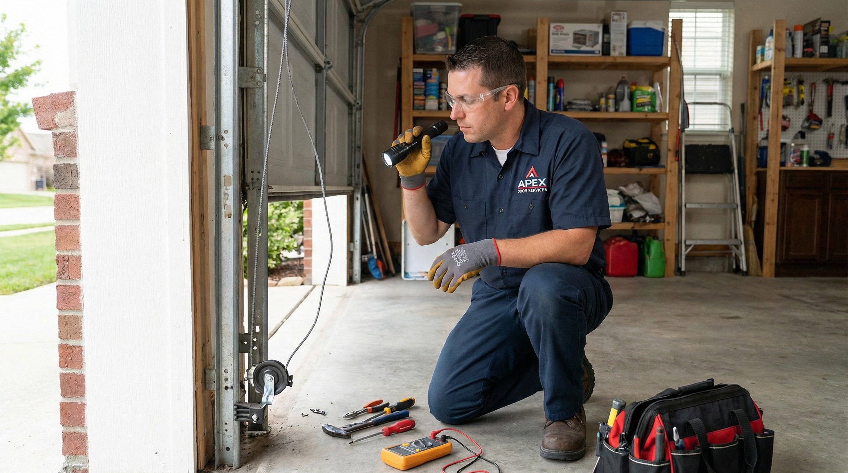 Garage door maintenance in King of Prussia