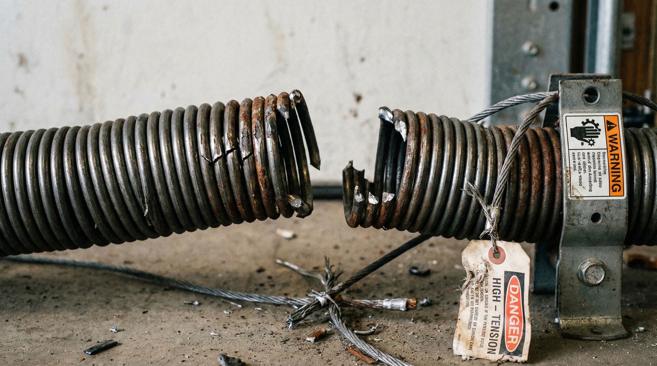 Can You Use a Garage Door with a Broken Spring — article cover image.
