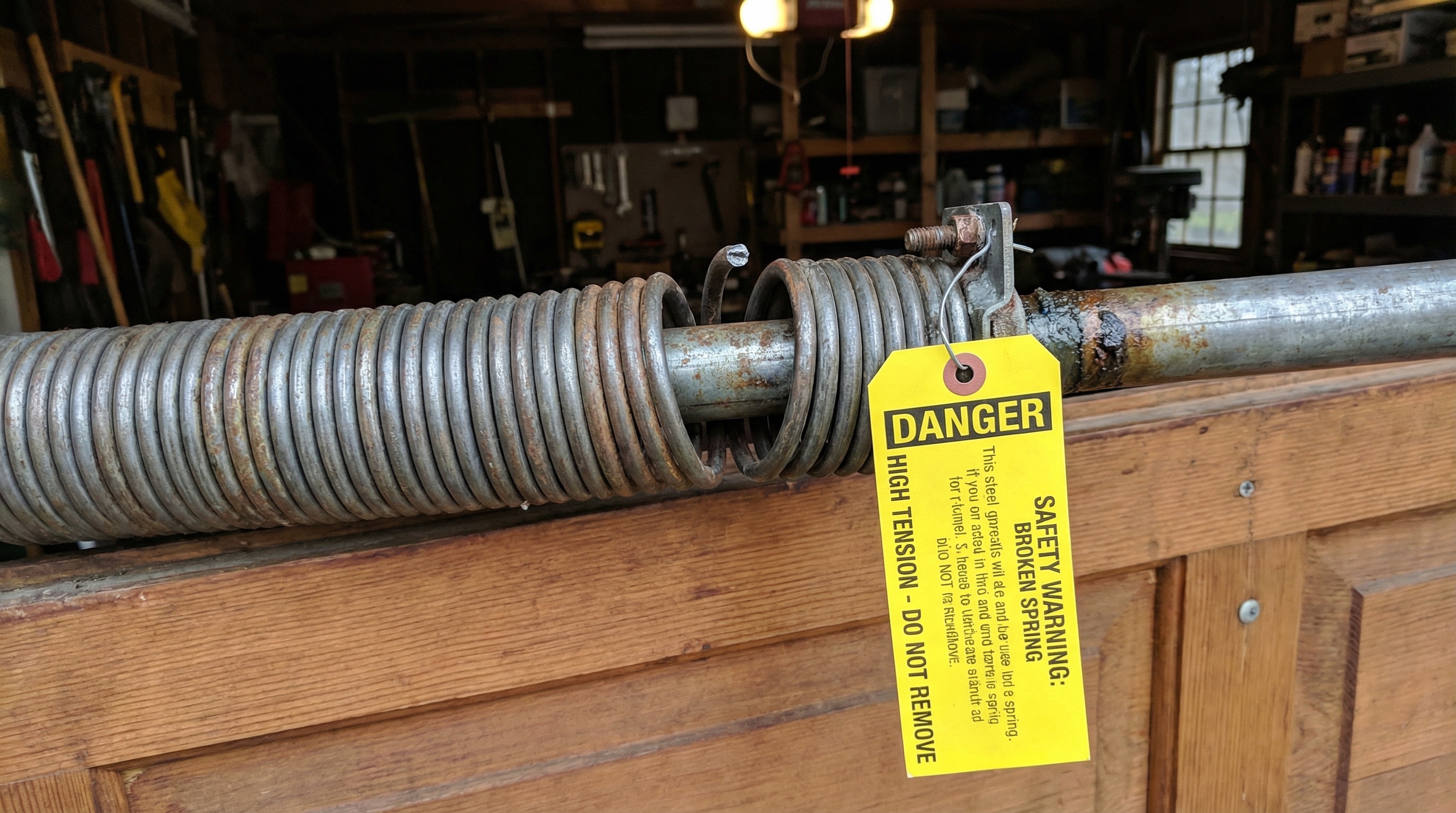 Can You Safely Use a Garage Door with a Broken Spring in Norristown — article cover image.