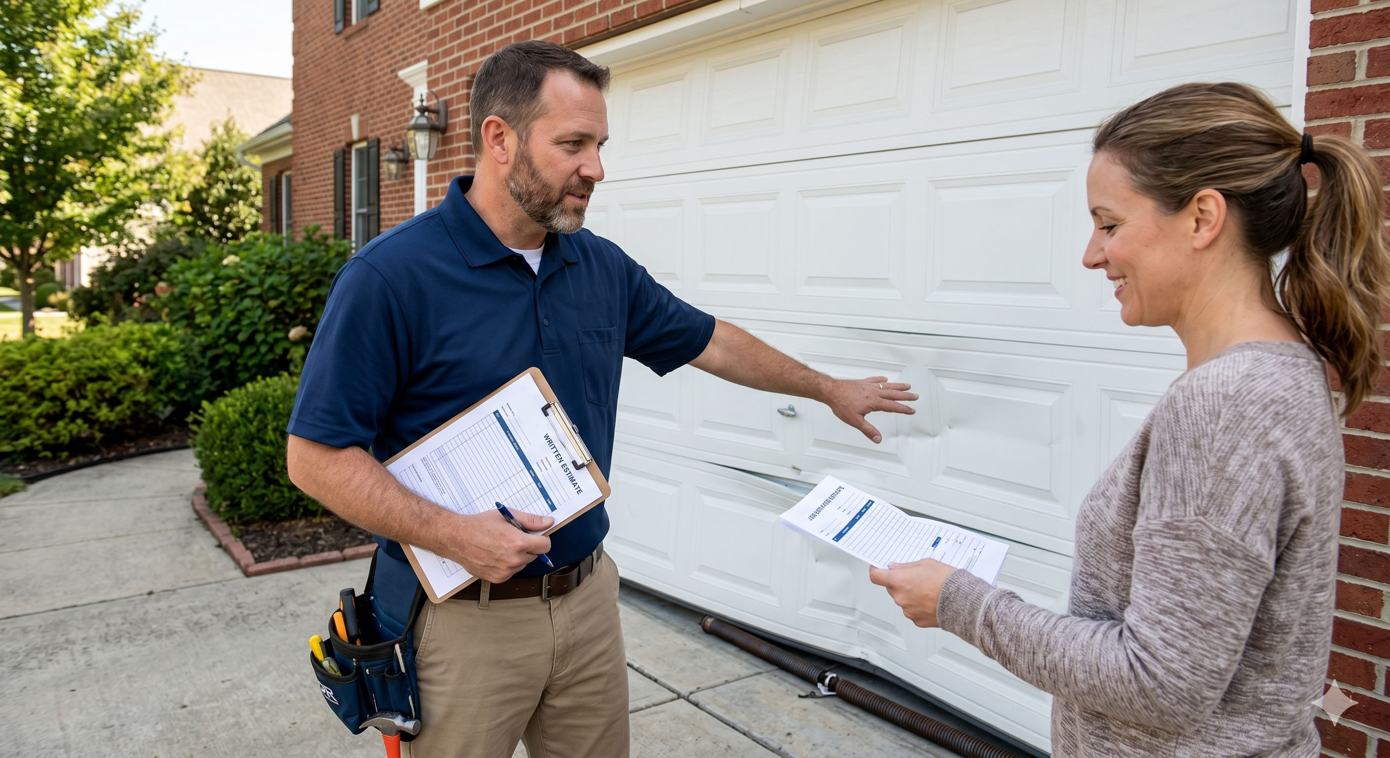 Free estimate garage door