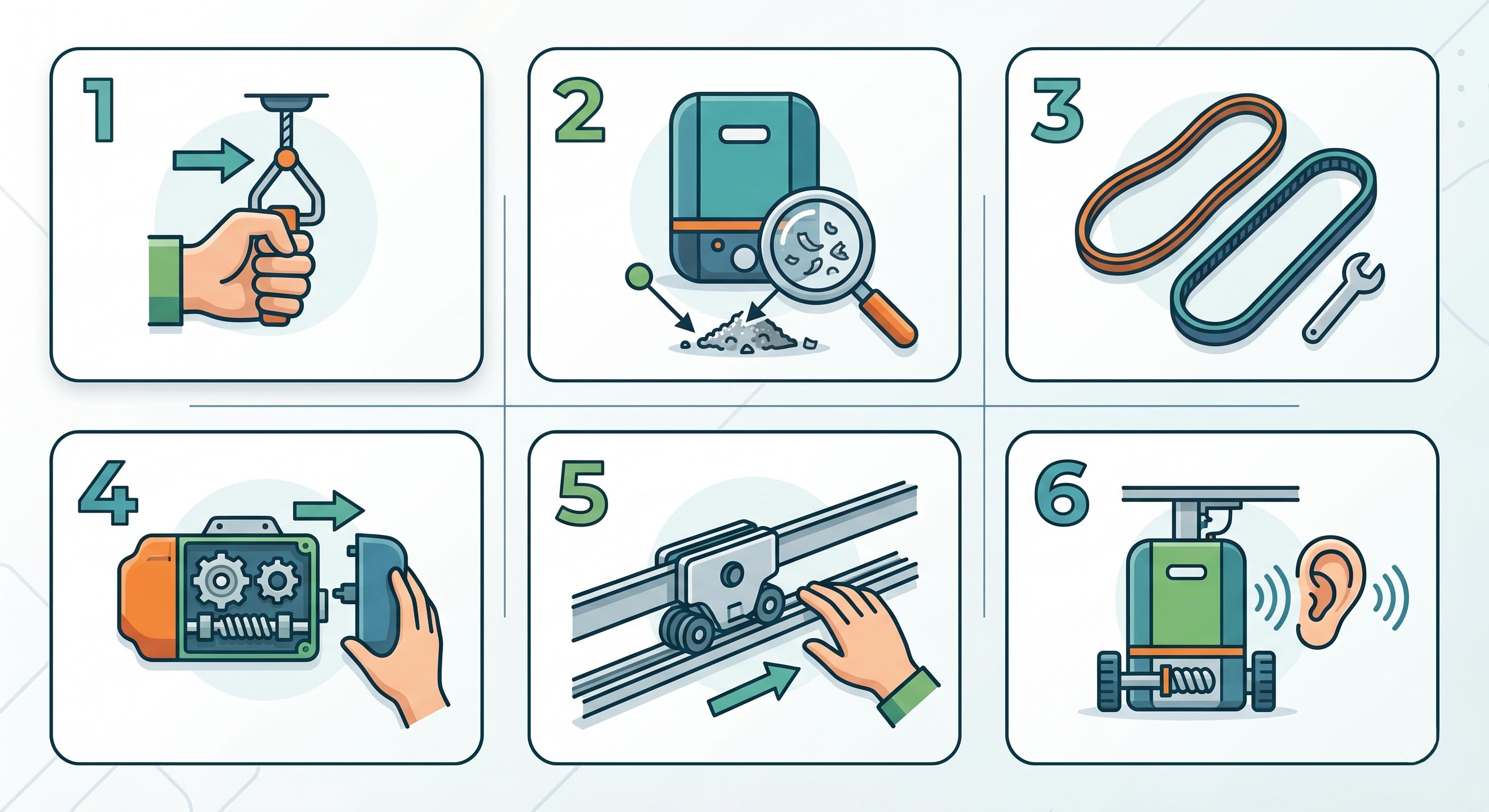 Garage door opener checklist