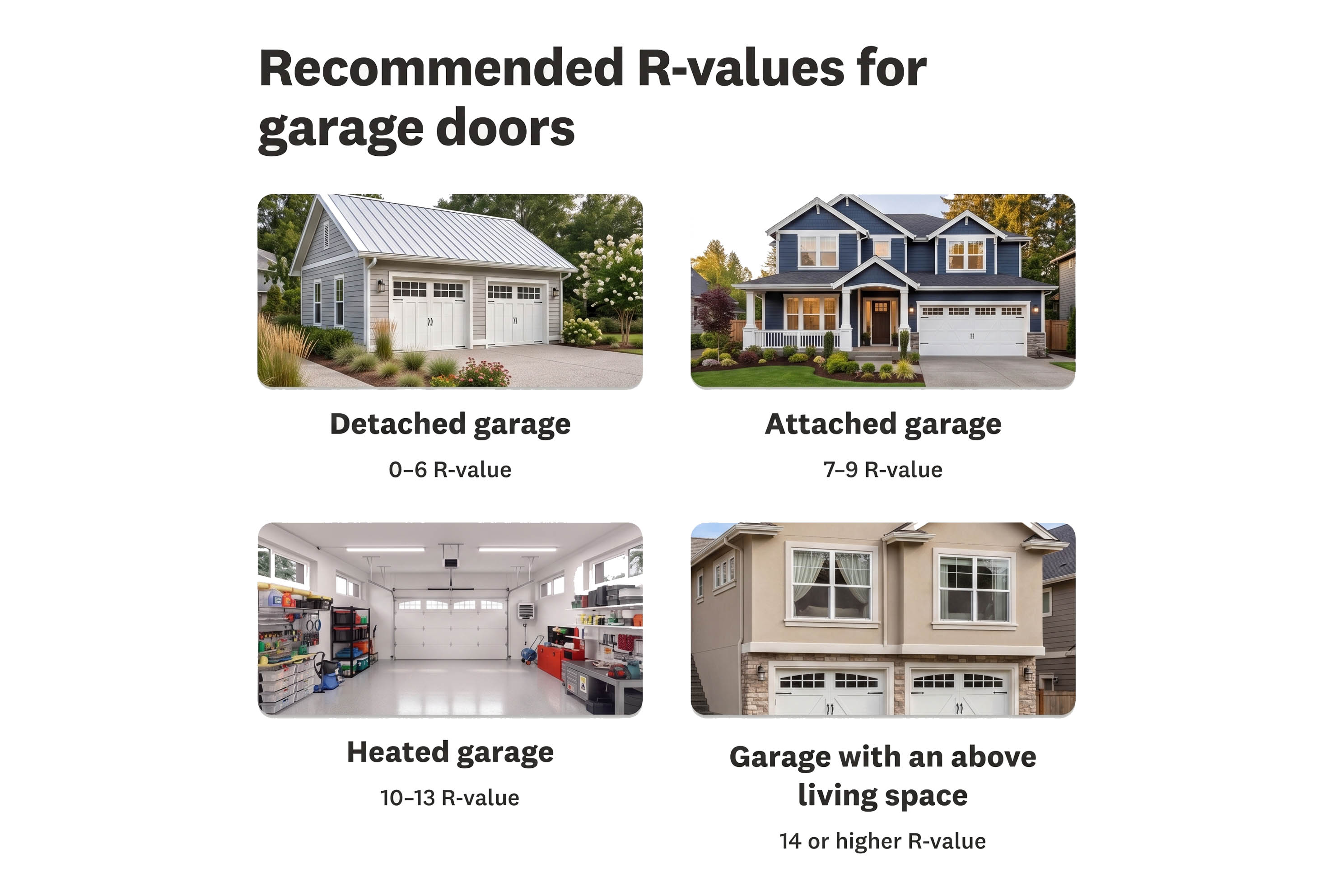 How much insulation do I need for my garage