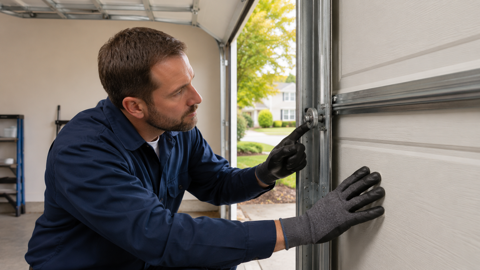 Replace garage door rollers